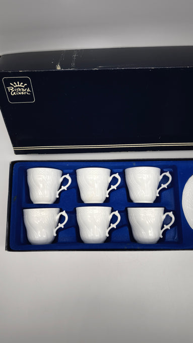 85516 Servizio da caffè per 6 persone vecchio Ginori manifattura di doccia