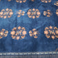85658 Tappeto grande in fibra naturale blu e rosa con fiori 305cm x 340cm
