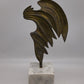 85689 Scultura in bronzo con base in marmo Remo Brindisi
