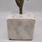 85689 Scultura in bronzo con base in marmo Remo Brindisi