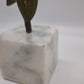 85689 Scultura in bronzo con base in marmo Remo Brindisi