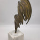 85689 Scultura in bronzo con base in marmo Remo Brindisi