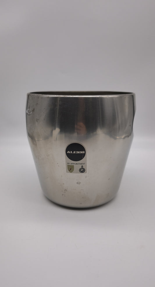 83603 Secchiello portaghiaccio Alessi in acciaio inox 18/10