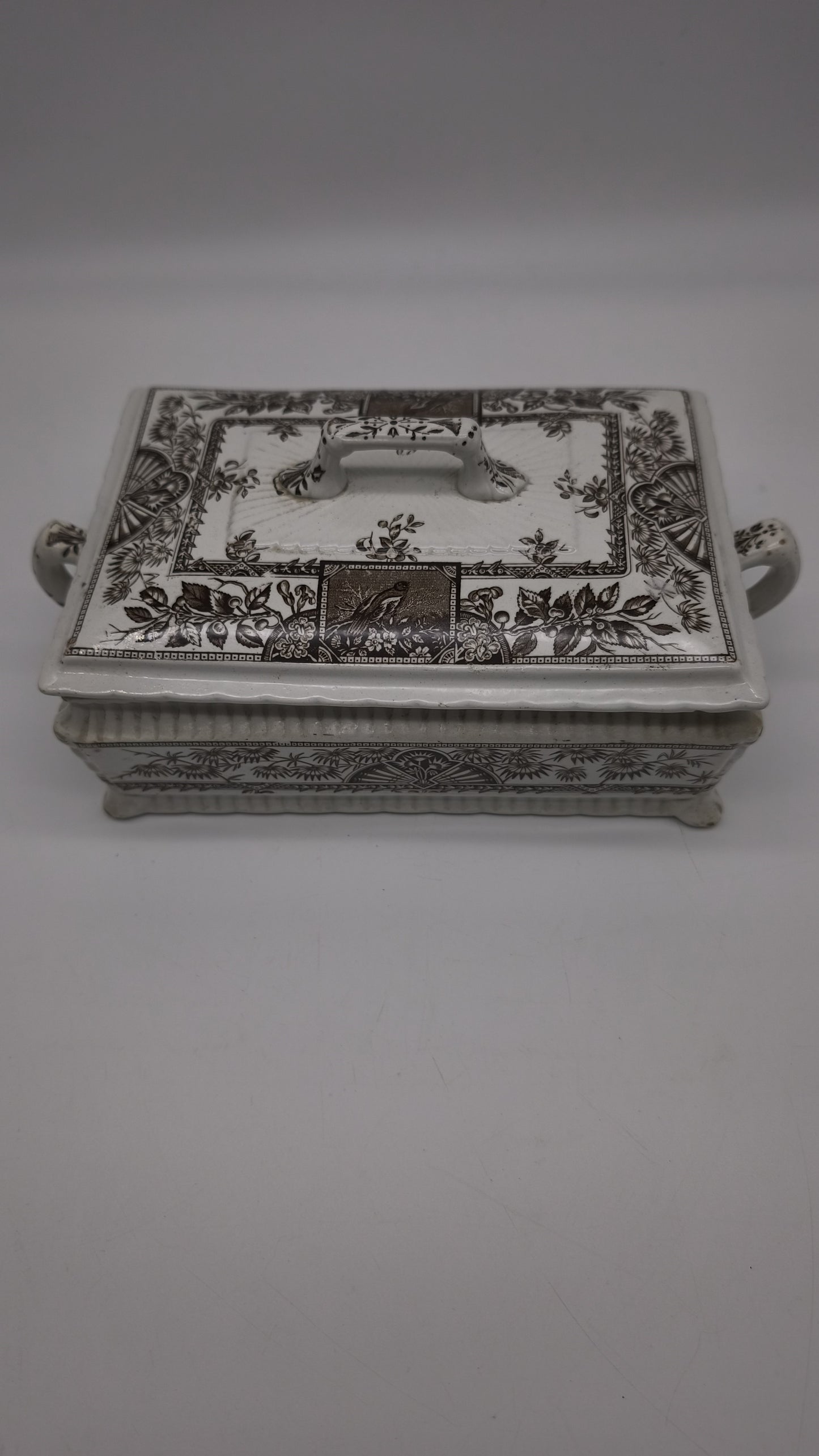 83797 Salsiera rettangolare in ceramica Wallis Gimson Alexandria