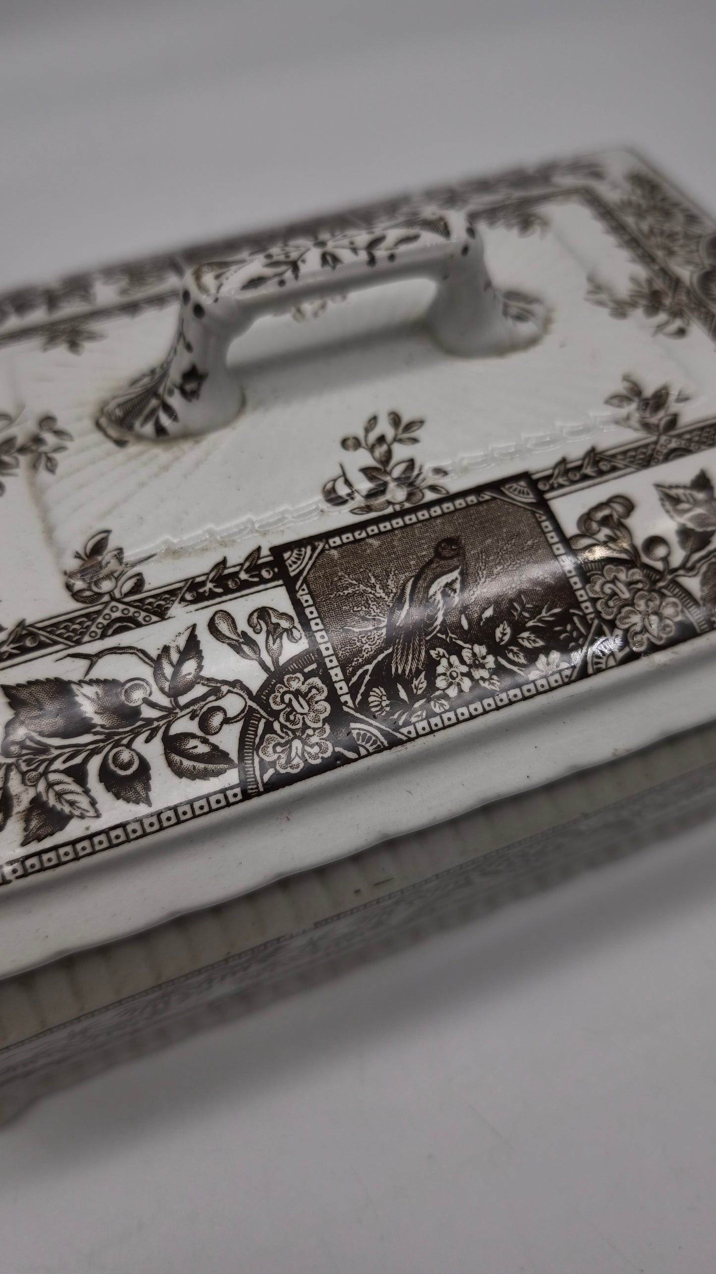 83797 Salsiera rettangolare in ceramica Wallis Gimson Alexandria