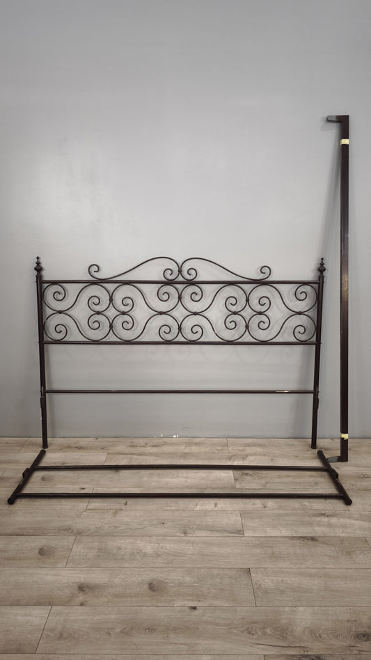 85999 Giroletto matrimoniale in ferro marrone