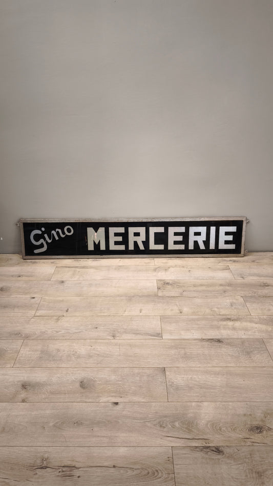 86004 Insegna vintage 'Gino mercerie'