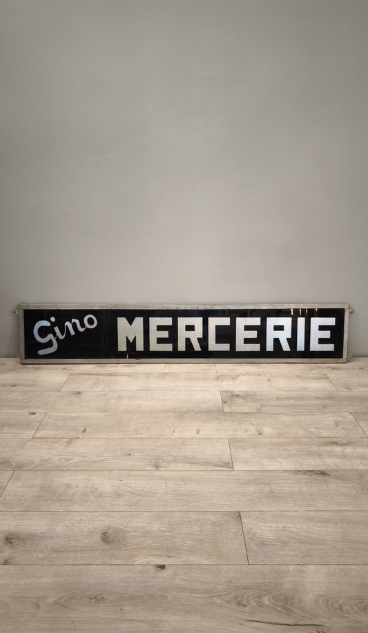 86004 Insegna vintage 'Gino mercerie'
