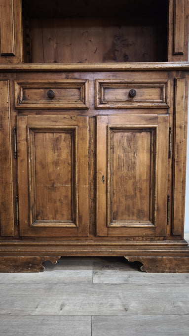 86273 Credenza quattro sportelli in legno con libreria