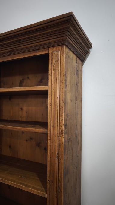 86273 Credenza quattro sportelli in legno con libreria