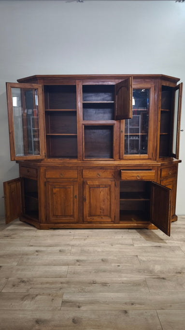 86263 Credenza cinque sportelli in legno