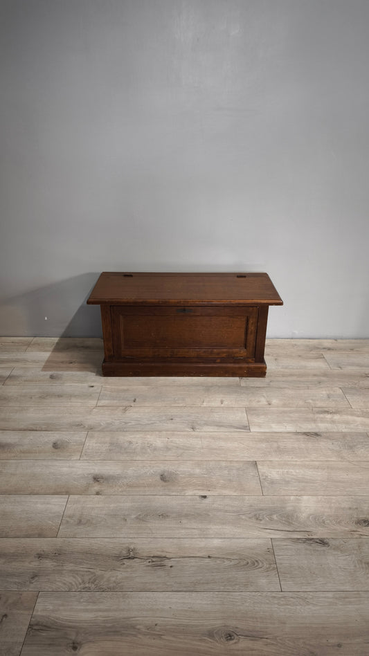 86276 Cassapanca in legno con apertura anche frontale