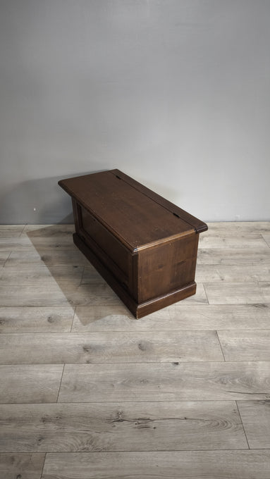 86276 Cassapanca in legno con apertura anche frontale