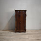 86247 Comodino in legno con piano in marmo grigio