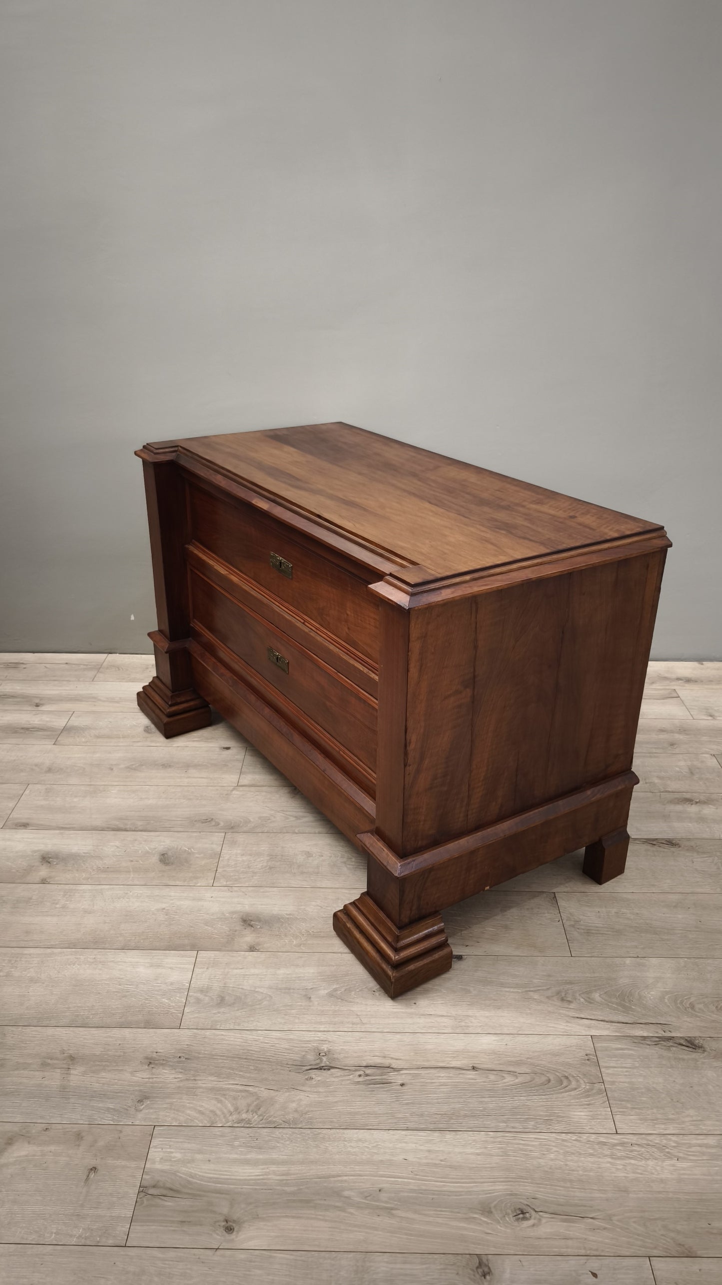 86255 Comò in legno due cassetti