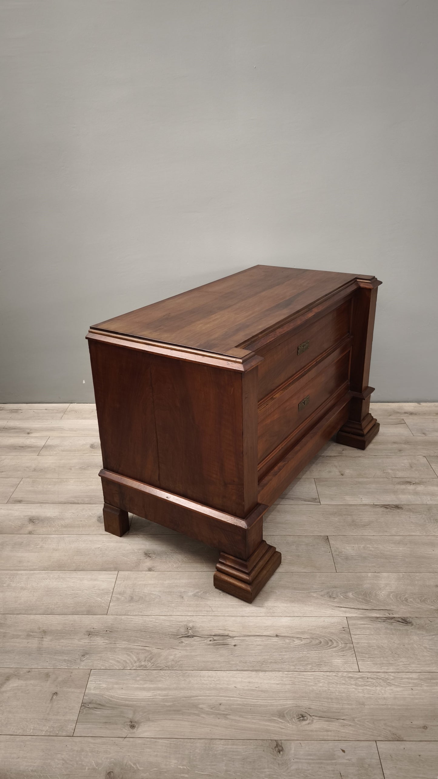 86255 Comò in legno due cassetti