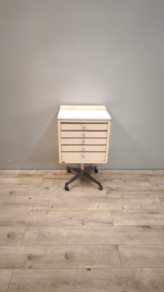 86329 Carrello di servizio da dentista con cassetti