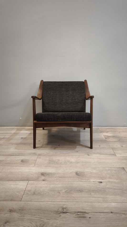 86715 Poltrona stile nordico in legno di teak