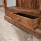 86788 Vetrina due ante in legno di teak