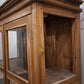 86788 Vetrina due ante in legno di teak