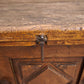86857 Cassapanca in legno stile arte povera con due sportelli frontali