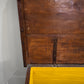 86857 Cassapanca in legno stile arte povera con due sportelli frontali