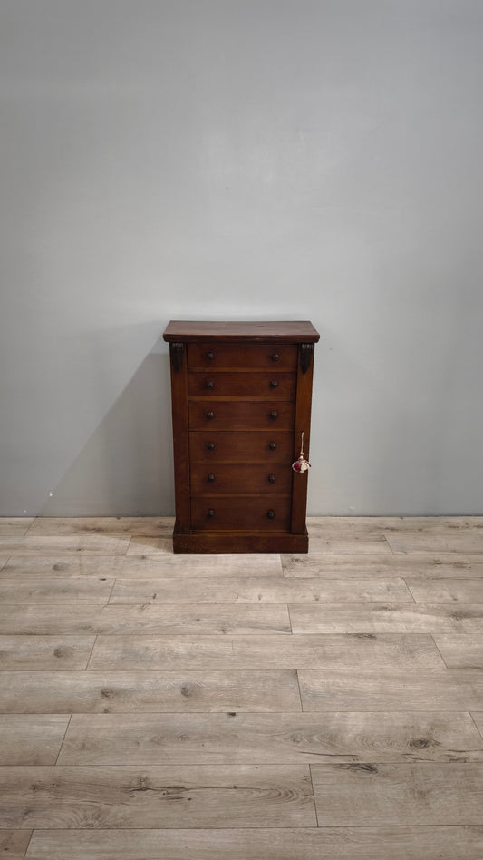 86862 Cassettiera inglese in legno