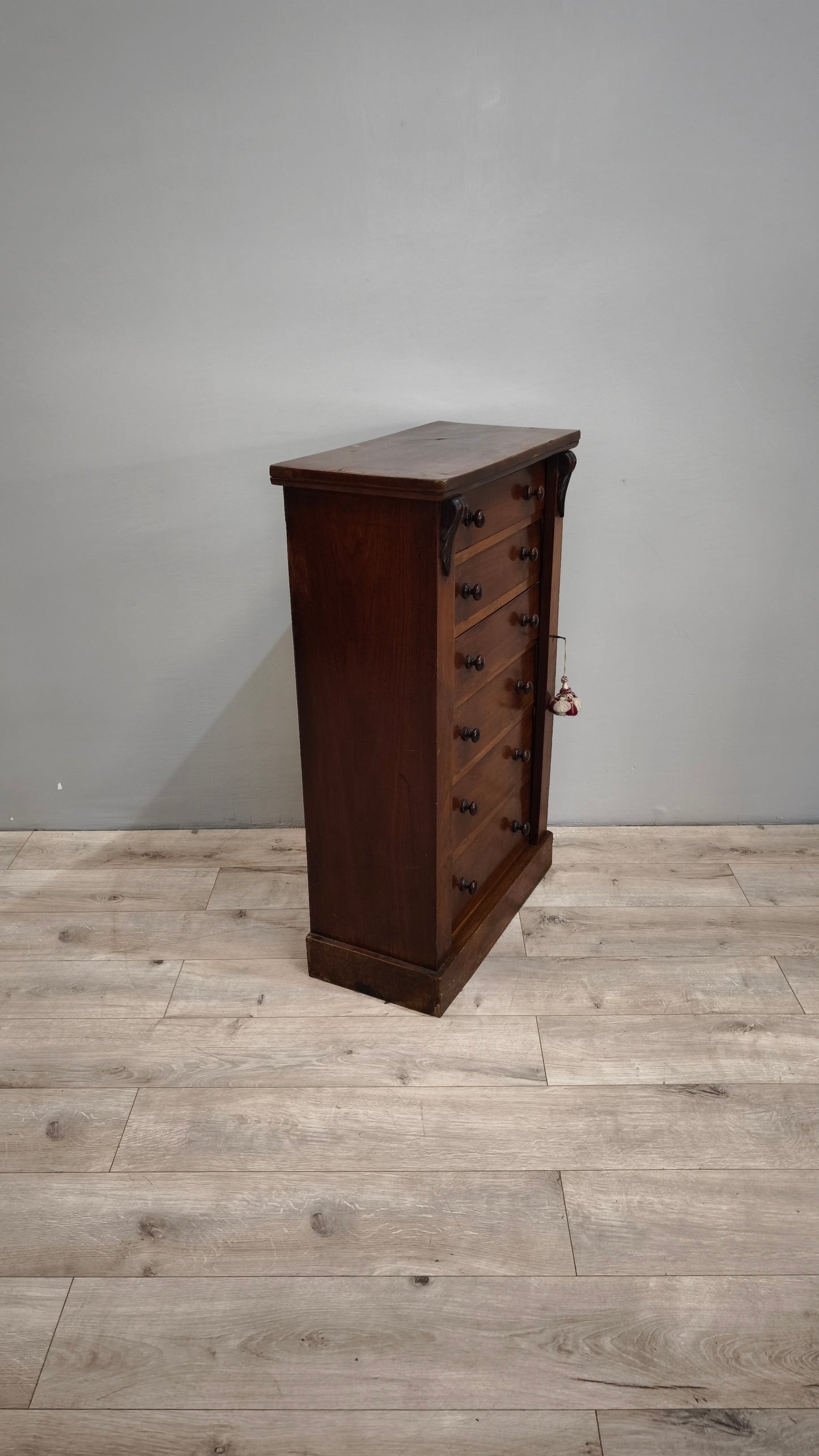 86862 Cassettiera inglese in legno