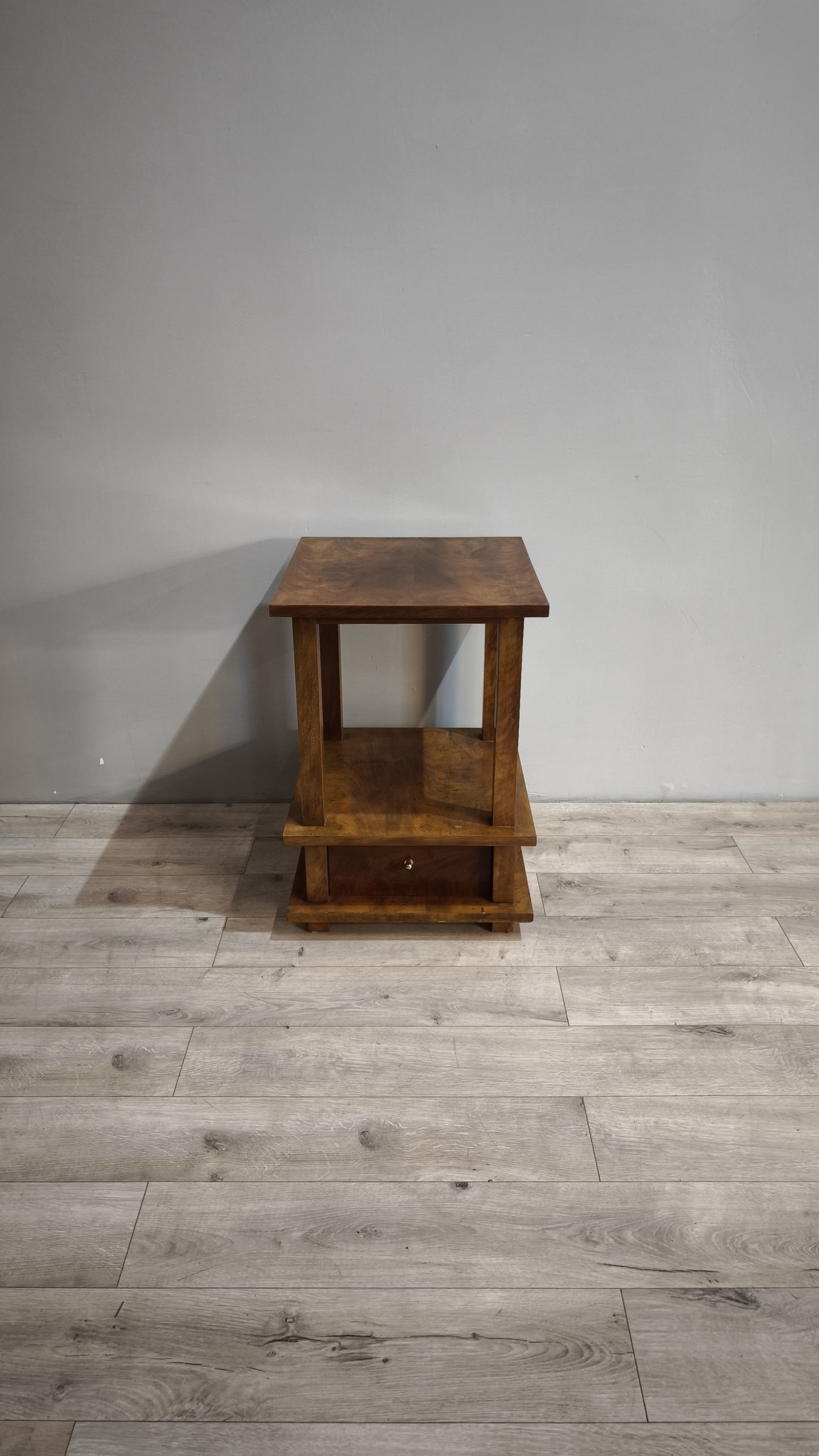 87095 Mobile libreria quadrato in radica art dècò