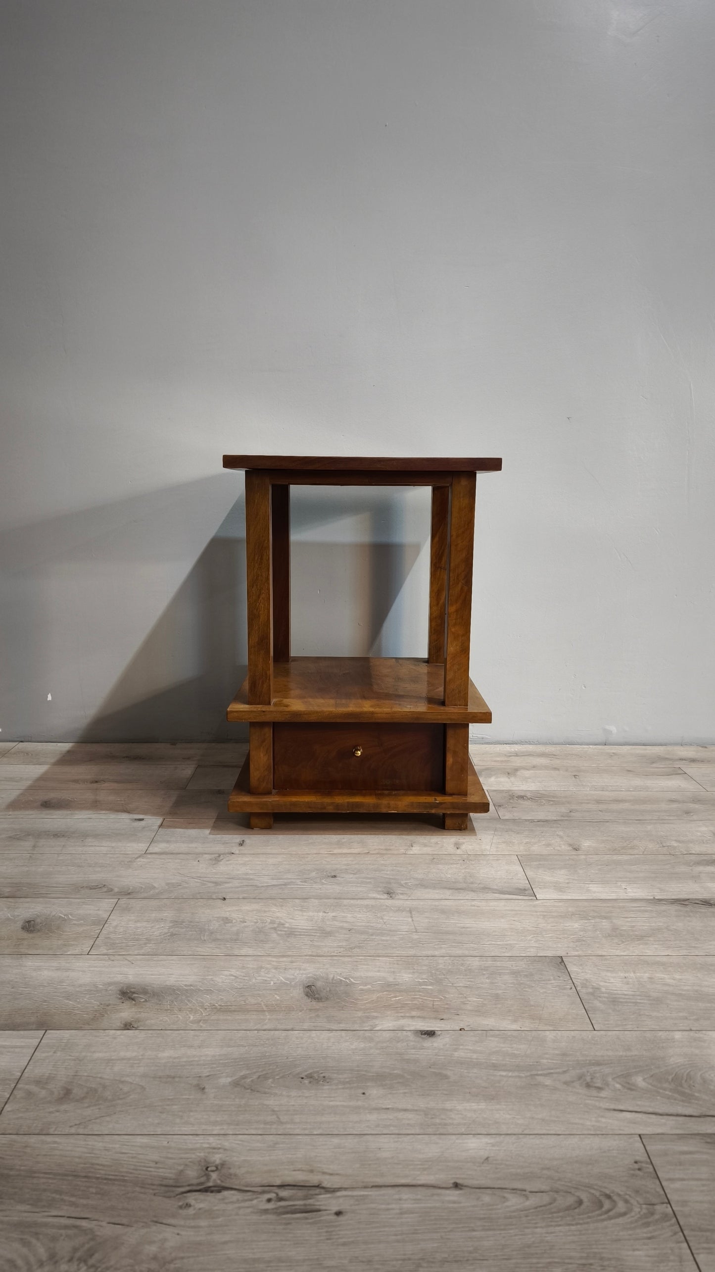 87095 Mobile libreria quadrato in radica art dècò