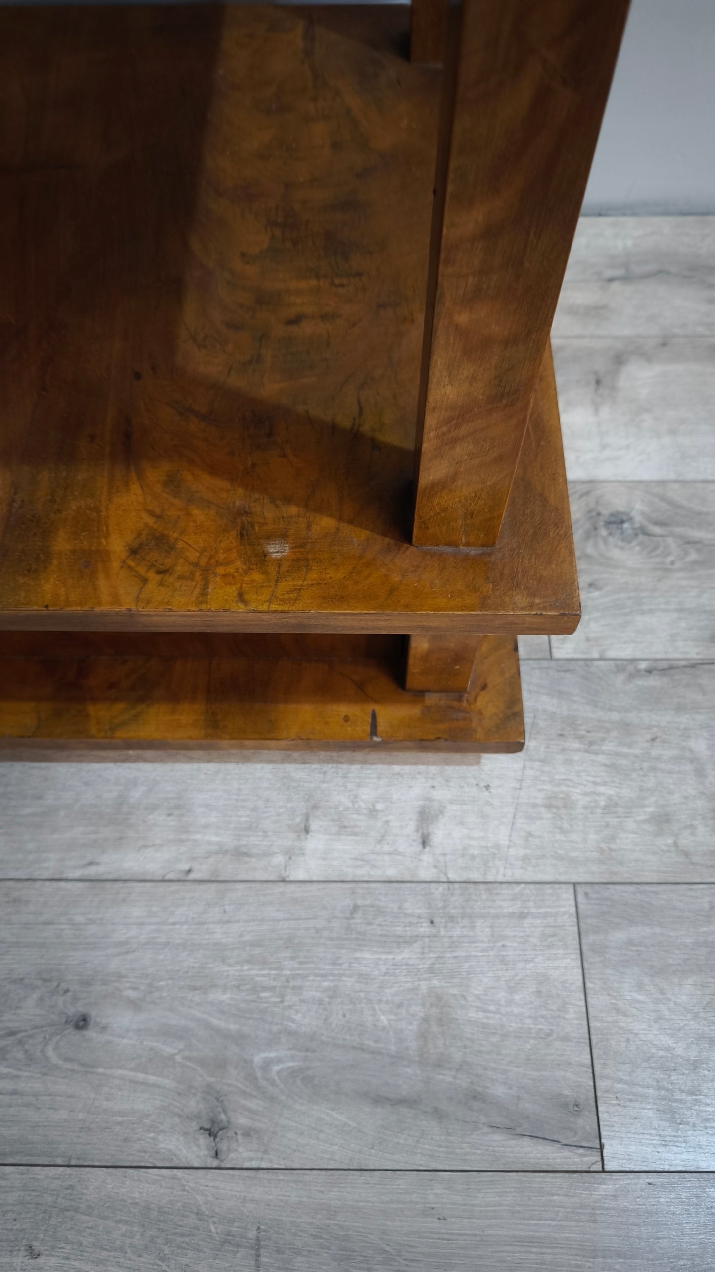 87095 Mobile libreria quadrato in radica art dècò