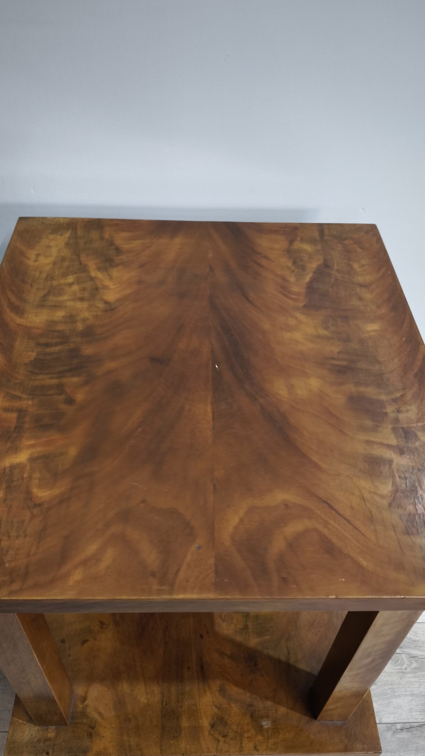 87095 Mobile libreria quadrato in radica art dècò