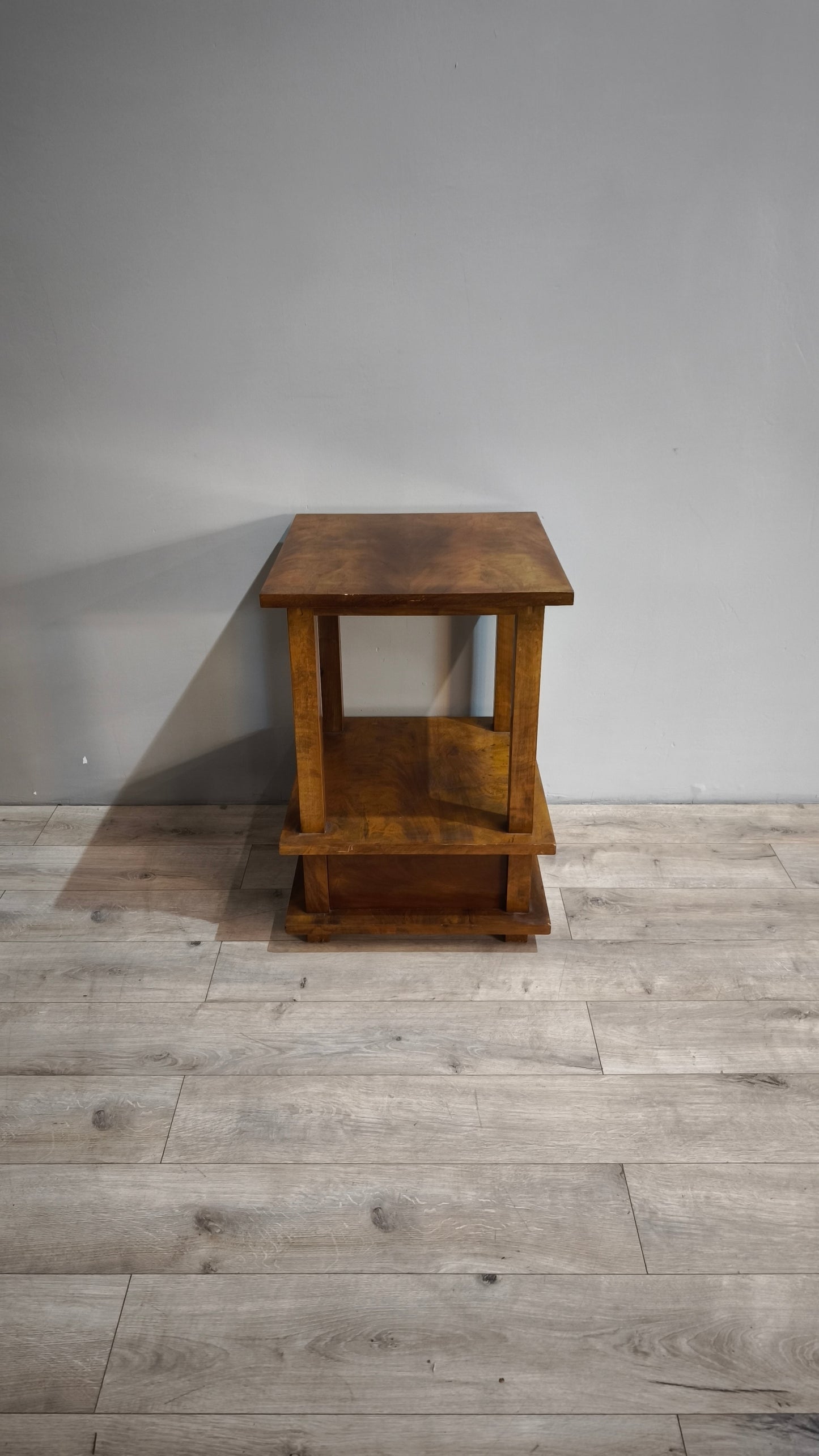 87095 Mobile libreria quadrato in radica art dècò