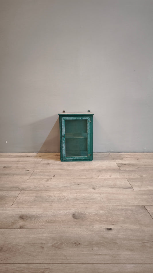 87164 Pensile formaggera verde in legno