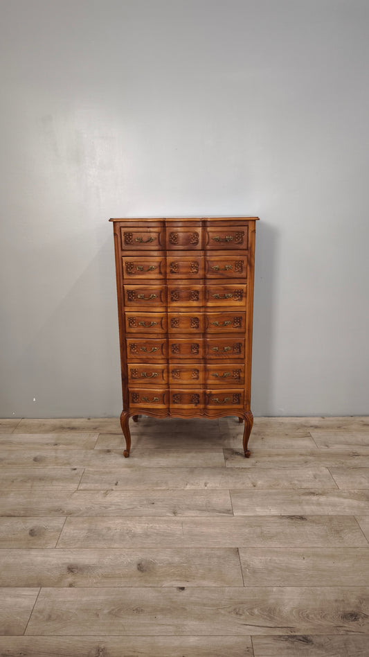 87212 Settimino da camera in legno con piedi a sciabola