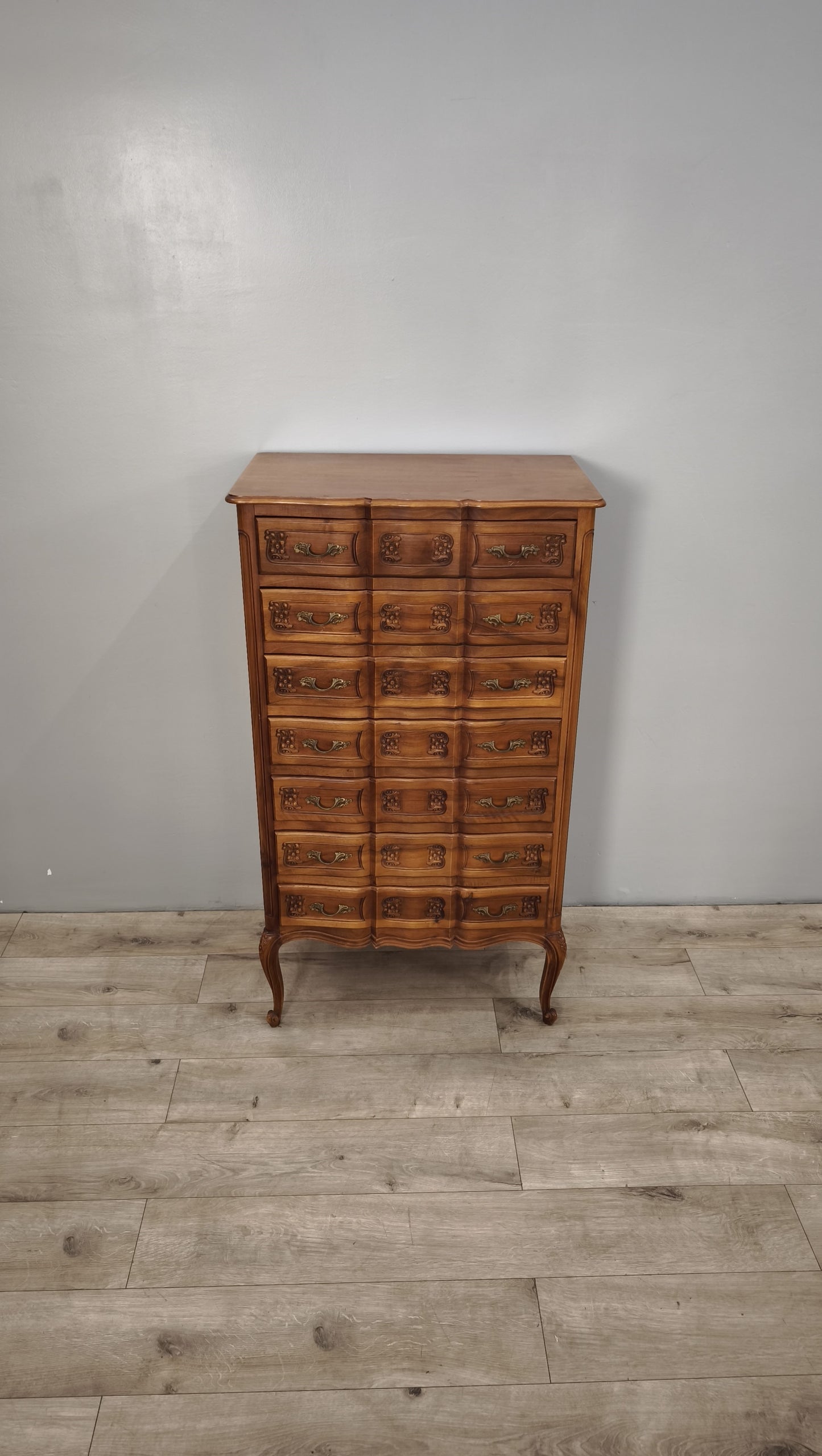 87212 Settimino da camera in legno con piedi a sciabola