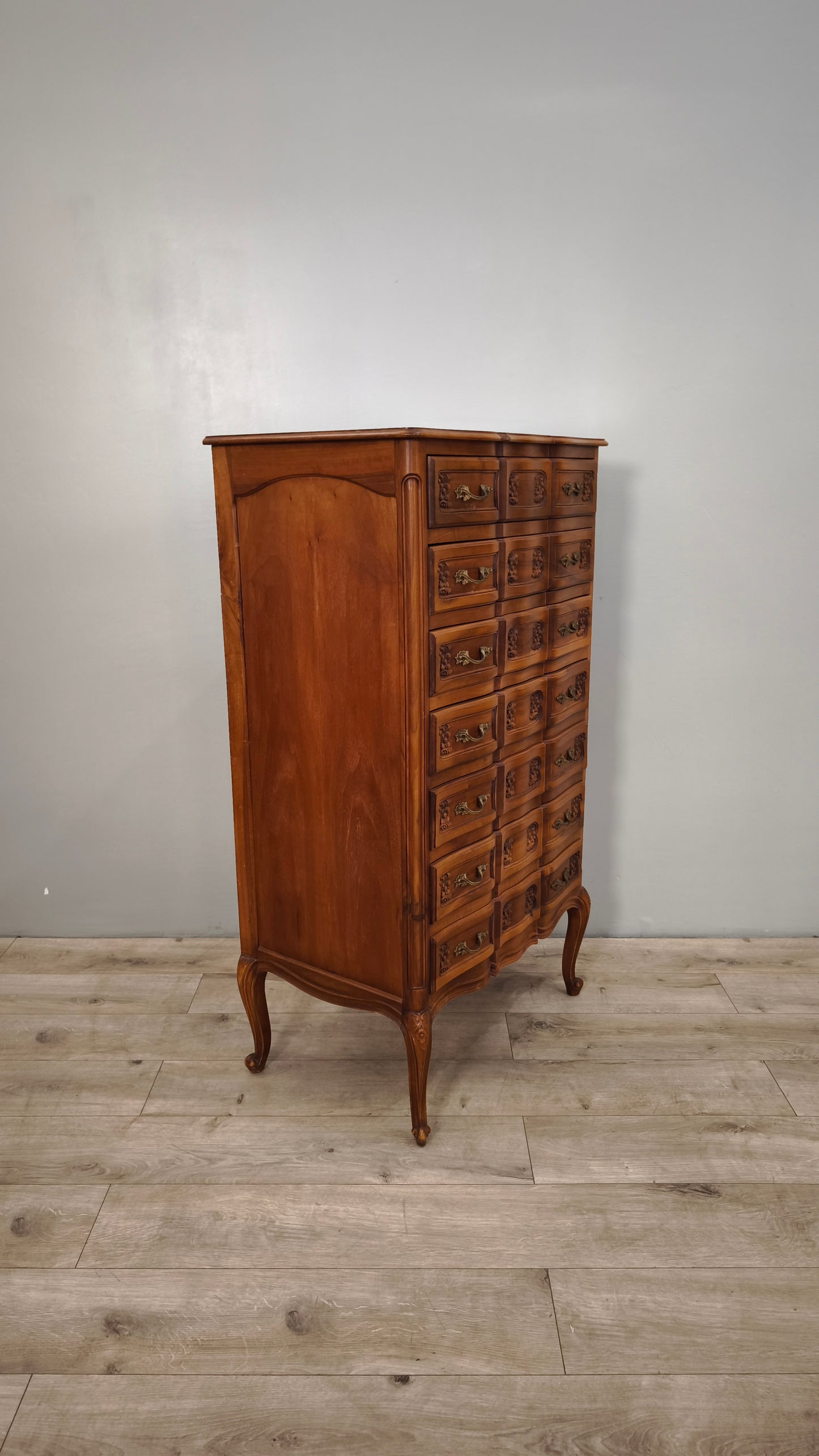 87212 Settimino da camera in legno con piedi a sciabola