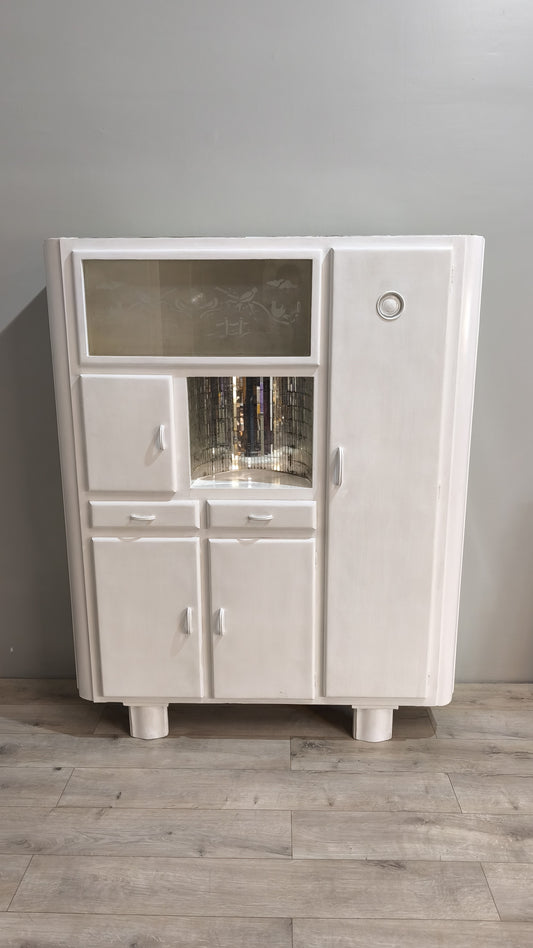 87268 Credenza anni '50 bianca