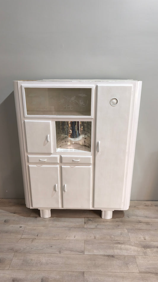 87268 Credenza anni '50 bianca