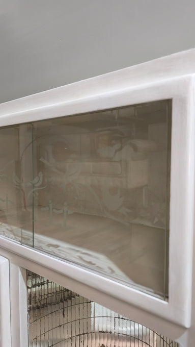 87268 Credenza anni '50 bianca