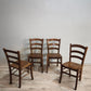 87437 Set n 4 sedie in legno