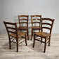 87437 Set n 4 sedie in legno