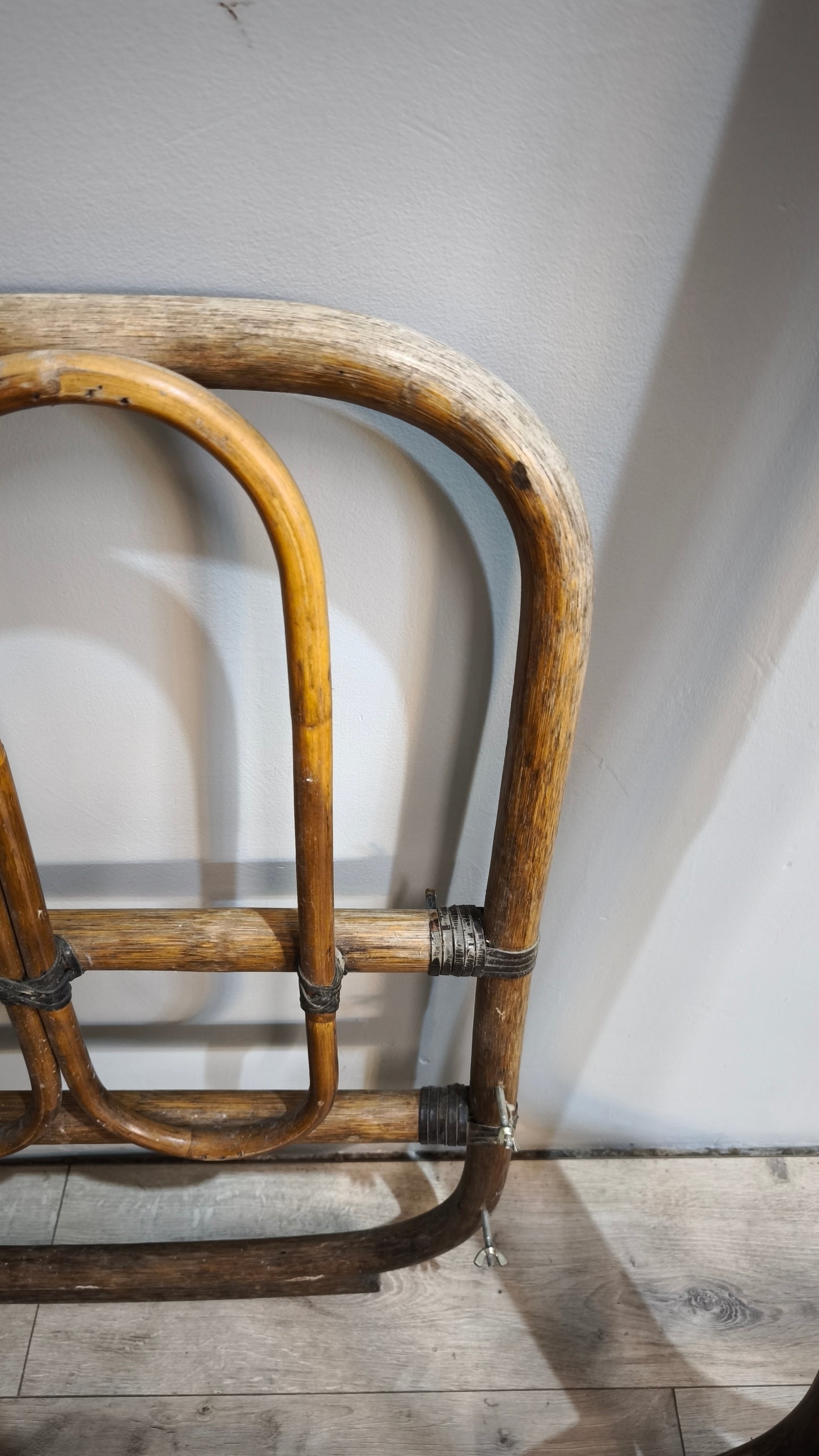 87441 Giroletto matrimoniale in bambù anni '60