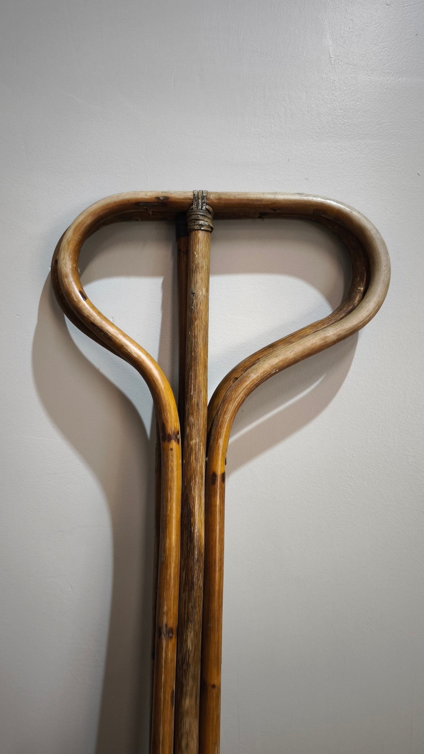 87441 Giroletto matrimoniale in bambù anni '60