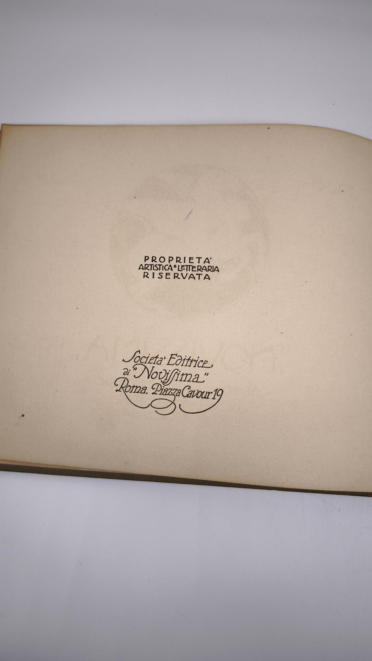 86835 Libro Novissima, Albo d'arti e Lettere, Edoardo De Fonseca Editore, 1906