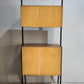 87589 Libreria stile nordico con quattro cassetti e tre sportelli