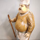 87741 Statua vintage 'Fat Chef' in vetroresina