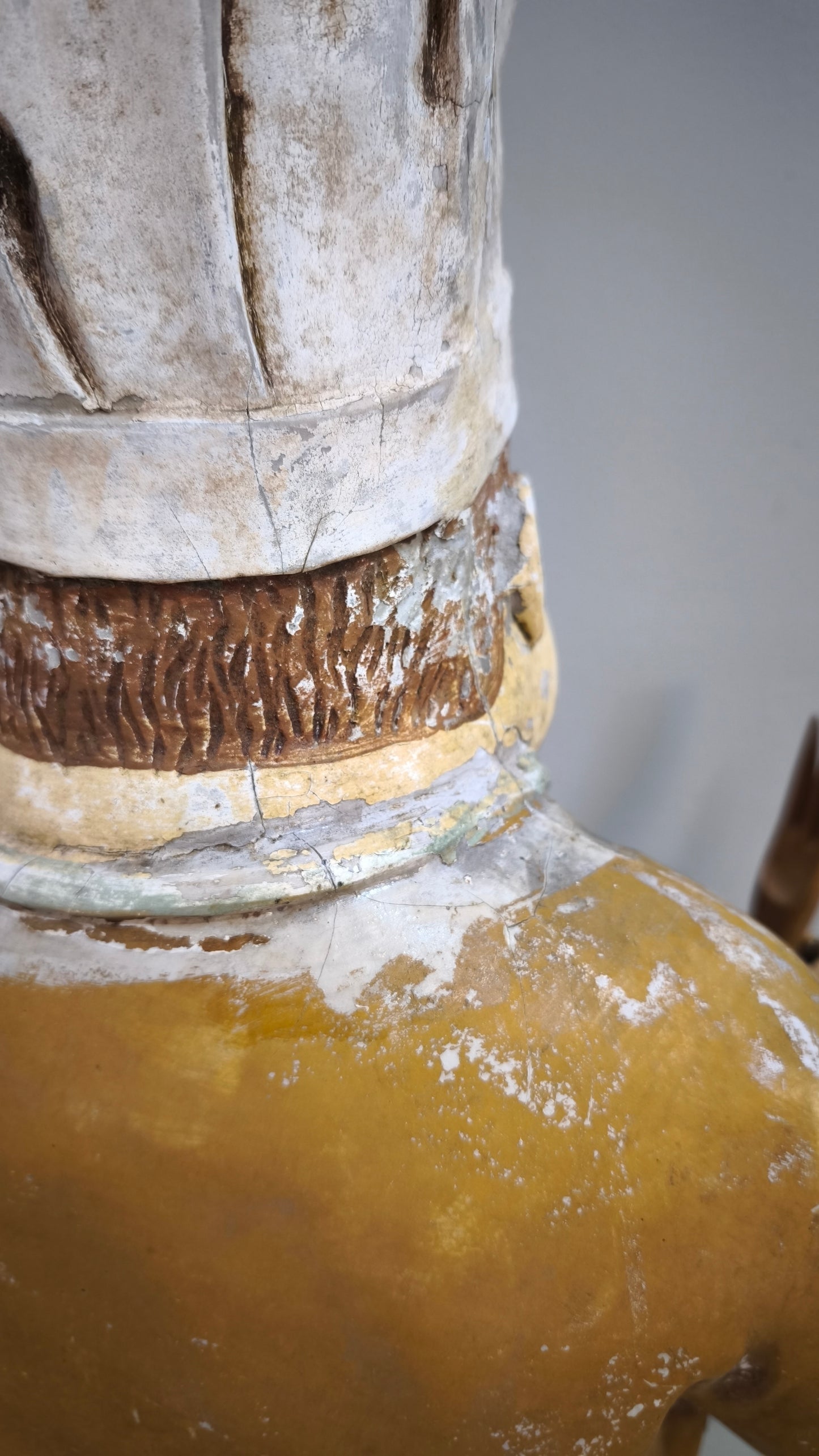 87741 Statua vintage 'Fat Chef' in vetroresina