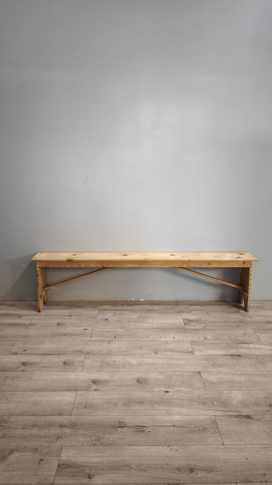 87742 Panca in legno grezzo