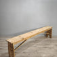 87742 Panca in legno grezzo